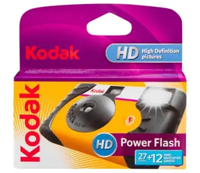 Kodak Power Flash 27+12 / Einwegkamera / Blitz / 39 Aufnahmen