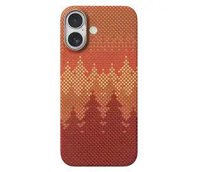 Comma Schutzhülle aus gewebtem Kevlar für Apple iPhone 17, Motiv: Kiefernwald / Schutzhülle / Gewebtes Kevlar / Magnetisch / Stoßfest