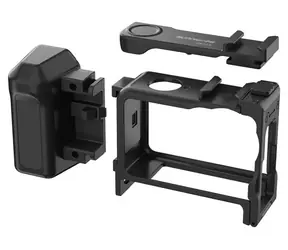 Sunnylife 2-in-1-Rahmen und Halterung für DJI OSMO Action 6 / Schutzrahmen / Blitzschuhhalterung / 57 g