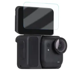 Sunnylife Schutzglas für Insta360 GO Ultra / Displayschutzfolie / 2 Stück / Härtegrad 9H / 99 % Transparenz