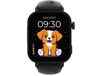 Garett Kids REL 4G schwarz / Kinderuhr / 1,85 Zoll / GPS / SOS-Taste / IP67 / Android & iOS