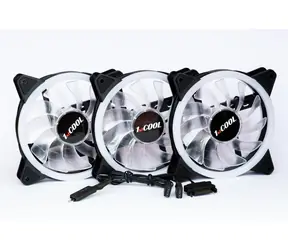 1stCool AURA EVO 1 ARGB / Lüfterset / 120 mm / 3 Stück / ARGB / Controller