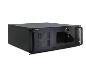 1stCool IPC 4U-450 schwarz / Rack-Schrank / 19" / ohne Netzteil / 8 x 3,5" + 7 x 2,5" Einschübe / abschließbare Tür