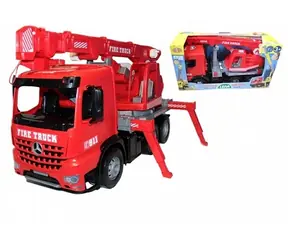 Lena Mercedes Feuerwehrkran rot / 2-achsig / 70 cm / TÜV / ab 3 Jahren