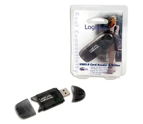 LogiLink CR0007 schwarz / Speicherkartenleser / USB 2.0 / SD