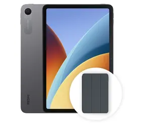 XIAOMI Redmi Pad 2 9,7 Zoll, 4+64 GB, Graphite mit Hülle / Tablet / 9,65" LCD 120Hz / 4 GB / 64 GB / HyperOS 3