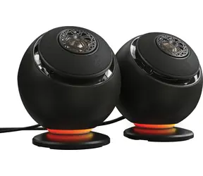 Creative Pebble Nova schwarz / Lautsprecher / 2.0 / Bluetooth 5.3 / USB-C / 100 W / RGB