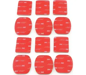 Xrec 3M VHB Klebeband-Set / Zubehör für GoPro / 12-teilig / Hero 4, 3+, 3, 2, 1