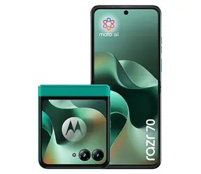 Motorola Razr 70 5G Dunkelgrün / Mobiltelefon / 6,9" AMOLED / 120 Hz / 8 GB / 256 GB / 5G