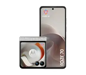Motorola Razr 70 5G 8+256GB weiß / Faltbares Smartphone / 6,9" AMOLED-Display / 120 Hz / 256 GB / Android 16