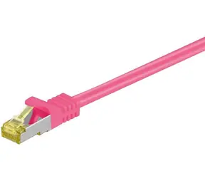 Goobay pink / Patchkabel / S/FTP / Cat 7 / 0,5 m / LSZH
