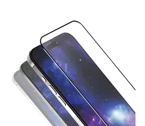 SBS Omniglass P schwarz / Gehärtetes Glas / Universal