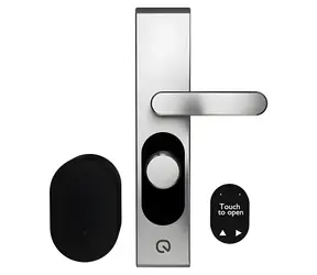 Shelly LOQED Touch 2S silber / Intelligentes Türschloss / Bluetooth / WLAN / PIN-Tastatur / Europrofil