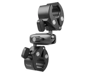 Telesin GP-HBM-001-D / Motorrad- und Fahrradhalterung für Sportkameras / 360° / Aluminium