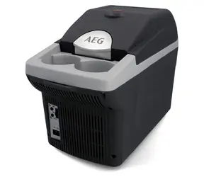 AEG BK6 grau / Thermoelektrische Auto-Kühlbox mit Heizfunktion / 6 Liter / 12 V/230 V / Kühl- und Heizfunktion