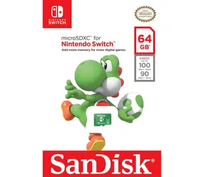 SanDisk Extreme microSDXC 64GB Yoshi Edition / Speicherkarte / Nintendo-lizenziert