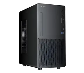 1stCool MicroTower STEP Premium 2 ver.2 schwarz / PC-Gehäuse / Ohne Netzteil / 4X USB / USB-C / Kartenleser