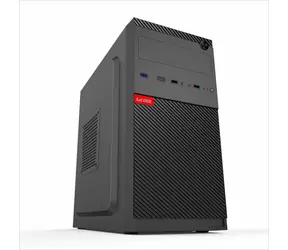1stCool STEP 5 schwarz / PC-Gehäuse / mATX / USB-C 3.2 / USB 3.0 / 2x USB 2.0