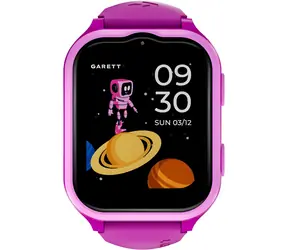 Garett Kids eSIM 4G pink / Kinderuhr / 1,69" AMOLED / Schrittzähler / eSIM / IP67 / Android & iOS