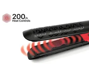 Valera Swiss'X Pulscare schwarz-rot / Haarglätter / Keramikplatten / ionisch / 120-230 °C