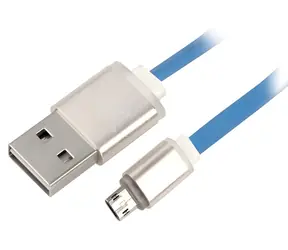 NetX Micro-USB-Kabel - USB-A blau / Kabel / Laden und Synchronisieren / Doppelseitige Anschlüsse