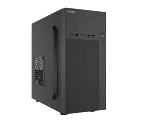 1stCool STEP Premium schwarz / PC-Gehäuse / mATX / Ohne Netzteil / USB-C / 2x Lüfter
