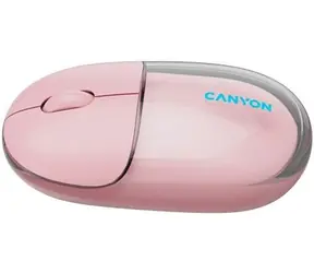 Canyon OnClick 24 pink / Kabellose optische Maus / Bluetooth / 2,4 GHz / 1200 DPI