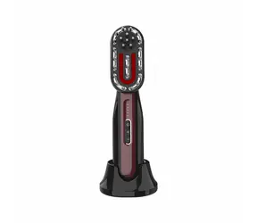 Garett Beauty Multi Care Brush 3in1 schwarz / Gerät für Haut-, Haar- und Körperpflege / EMS / LED-Therapie / 3 Aufsätze