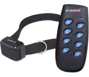DOGTRACE Halsband D-Control Easy schwarz / Elektronisches Training / Reichweite 200 m / für mittelgroße und große Hunderassen