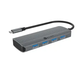 Icy Box IB-DK4022a-CPD silber / Dockingstation / 1x HDMI 4K60Hz / 4X USB-A 3.2 Gen1 / USB-C PD 100W