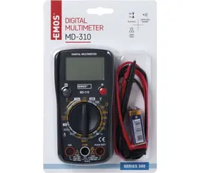 Emos MD-310 / Multimeter / Wechsel-/ DC 200-300 V / DC 20 mA-10 A / Diodentest / Hintergrundbeleuchtetes Display