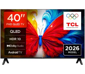 40" TCL 40S5L Schwarz / Fernseher / QLED / Full HD / Android TV / WLAN / Bluetooth / DVB-T2/C/S2
