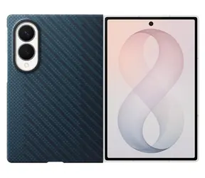 Samsung Carbon Magnet Case blau / Hülle / für Samsung Galaxy Z Fold8 / mit Magnet