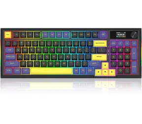 Redragon K725LBY-RGB-PRO Glintstone / Gaming-Tastatur / mechanisch / flach / Low Profile Blue / kabellos