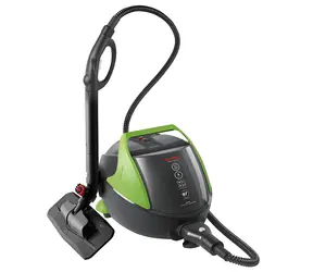 Polti PTEU0280 Vaporetto Pro 95 Turbo Flexi schwarz-grün / Dampfreiniger / 1100 W / 1,3 l / Reichweite 8 m