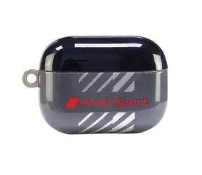 Audi IML Sport-Schutzhülle für Apple AirPods Pro 2, schwarz / Schutzhülle / IML-Technologie