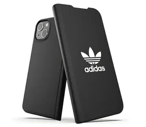 Adidas OR Booklet Case BASIC für iPhone 13 schwarz/weiß / Buchhülle