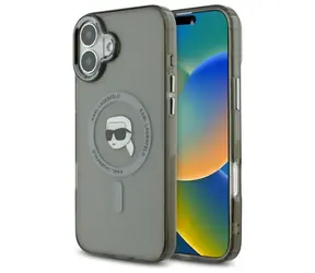 Karl Lagerfeld IML Karl Head Metallrahmen schwarz