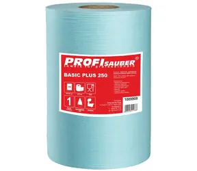 Profi Sauber BASIC PLUS 250 / Industriegewebe / Vliesstoff / Staubfrei