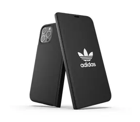 Adidas OR Booklet Case BASIC schwarz/weiß / Buchhülle / Apple iPhone 12 Pro Max