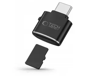 Tech-Protect UltraBoost schwarz / Kartenleser / USB-C / microSD