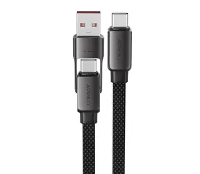 Acefast C13-05 schwarz / Kabel / USB-C auf USB-A / 480 Mbit/s / 3 A / 0,2 m