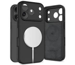 Tech-Protect Silikonhülle schwarz / Schutzhülle für Apple iPhone 17 Pro / MagSafe / Silikon