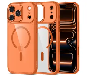 Tech-Protect MagMat transparent orange / Schutzhülle für Apple iPhone 17 Pro Max / MagSafe