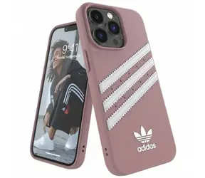 Adidas OR Schutzhülle aus PU-Leder, pink / Schutzhülle / für Apple iPhone 13 Pro, iPhone 13 / Kunstleder