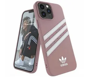Adidas OR Schutzhülle aus PU-Leder, pink / Schutzhülle / für Apple iPhone 13 Pro Max / PU-Kunstleder