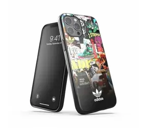 Adidas Snap Case Graphic AOP mehrfarbig / Schutzhülle / für Apple iPhone 12 Pro Max