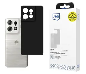 3mk Matt Case für Motorola Edge 50 Pro, schwarz / Hülle / Matt