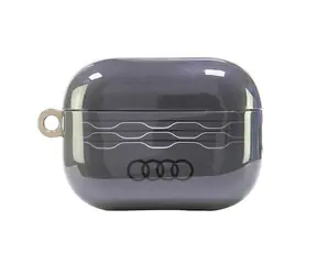 Audi IML Schutzhülle mit geometrischem Muster für Apple AirPods Pro 2, grau / Schutzhülle / Apple AirPods Pro 2
