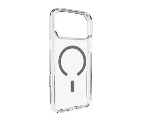 Puro Lite Mag iPhone 17 Pro Max transparenter, grauer Rahmen